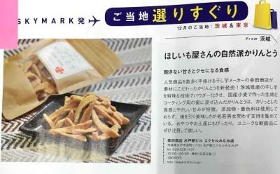 SKYMARKの機内誌に掲載されました