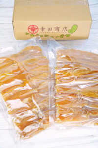 【大人気商品再登場！】べにはるか平切りバラ詰めほしいものご案内✨