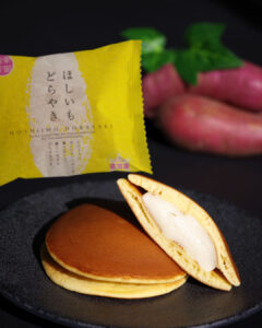 【新商品のご案内✨】干し芋パウダーをクリームに練り込んだ「ほしいも どら焼き」のご案内🍠